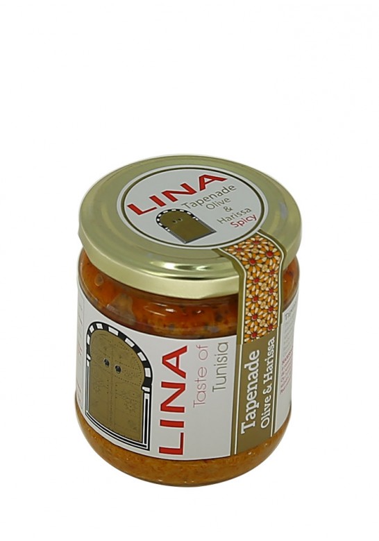 SUNANTIPASTI Tunisie Tapenade Olive & Harissa